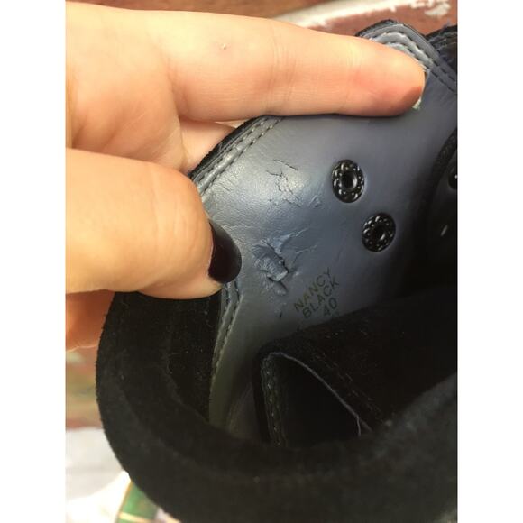 ROSEGOLD ShopBop Black Suede Ankle Boots Booties 40 9 CLASSIC - Picture 7 of 9